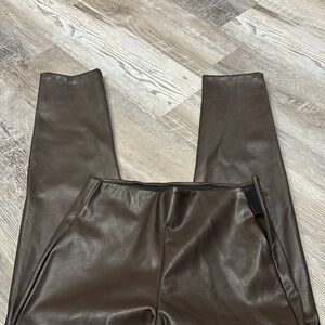 Brown Straight Leg Women's Pants